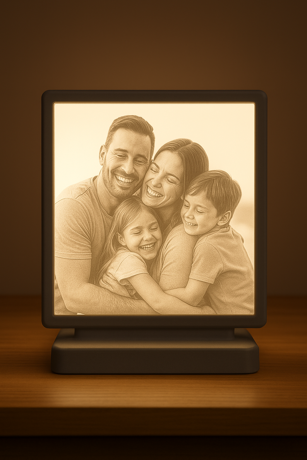 Lithophanie personnalisée 3D | Cadre lumineux