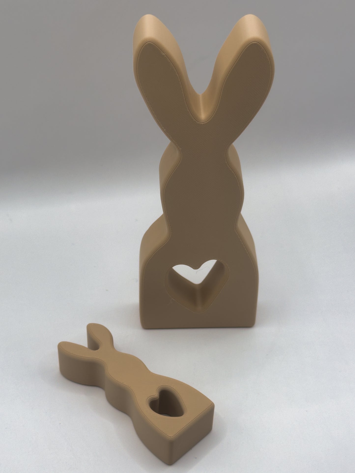 Duo de lapin coeur