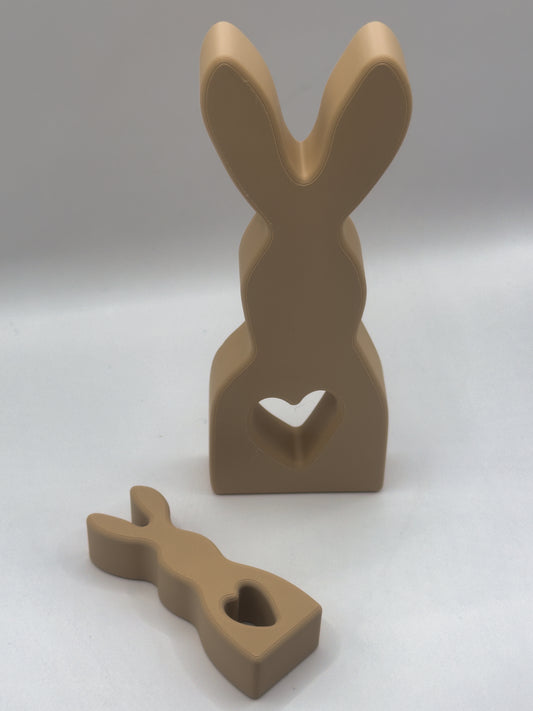 Duo de lapin coeur