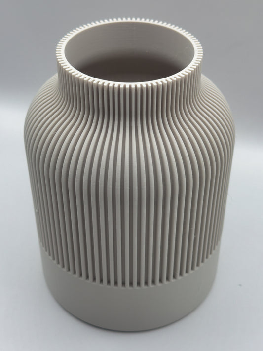 Vase cylindrique texturé