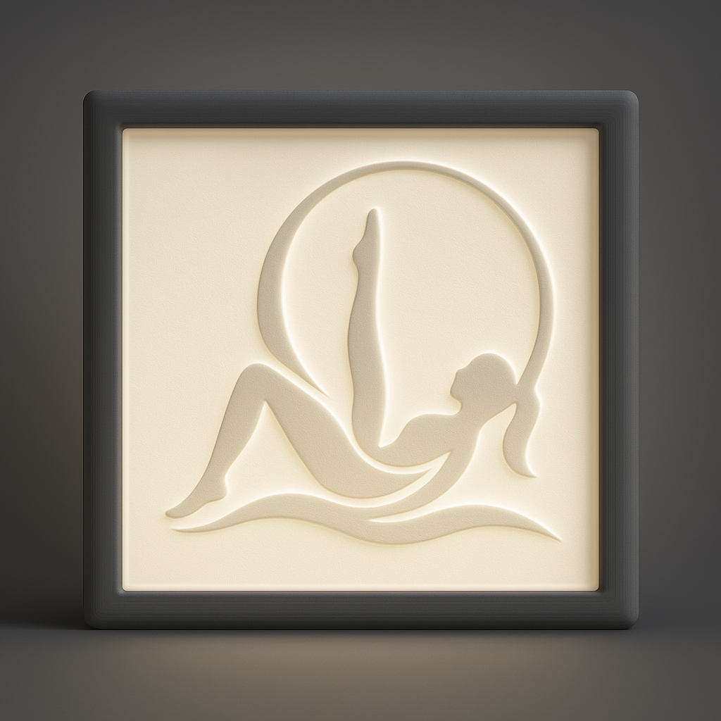 Lithophanie personnalisée 3D | Cadre lumineux