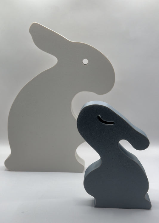 Figurine deux lapins