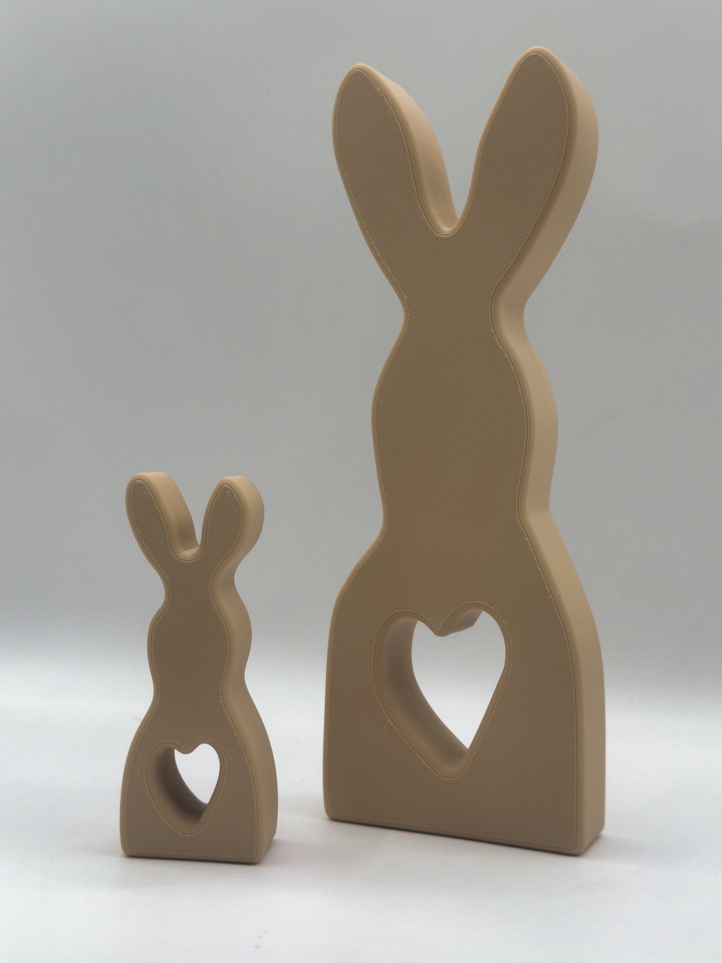 Duo de lapin coeur