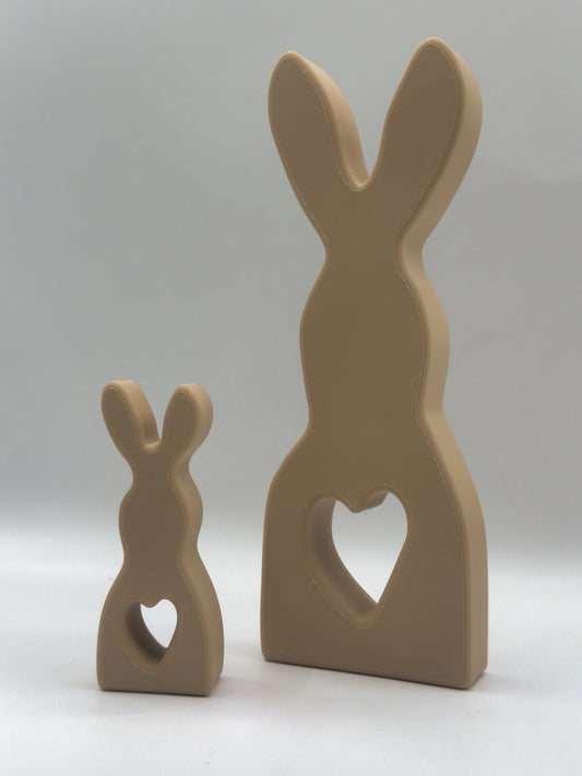 Duo de lapin coeur