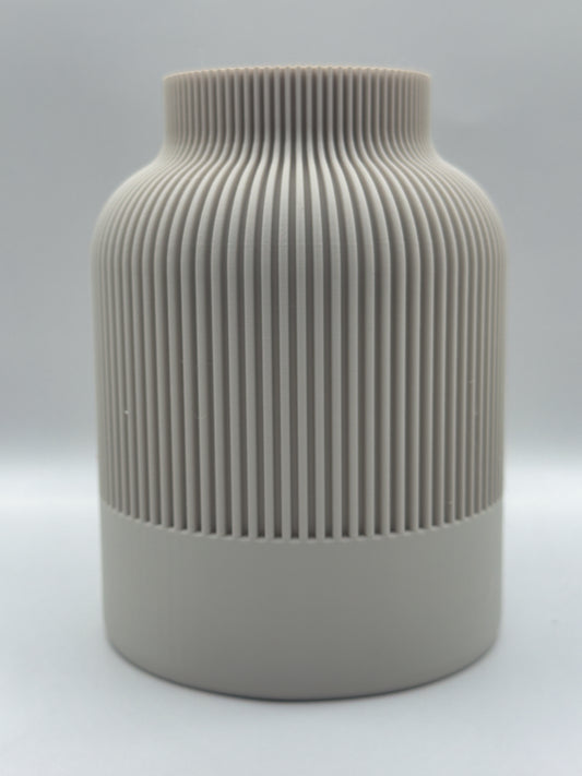 Vase cylindrique texturé