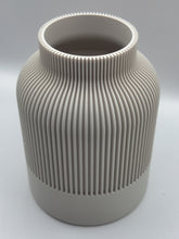 Vase cylindrique texturé